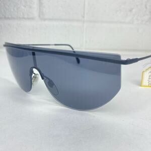 Luxottica 7077 Sunglasses Shield Black Grey‎ CN 40mm H1360